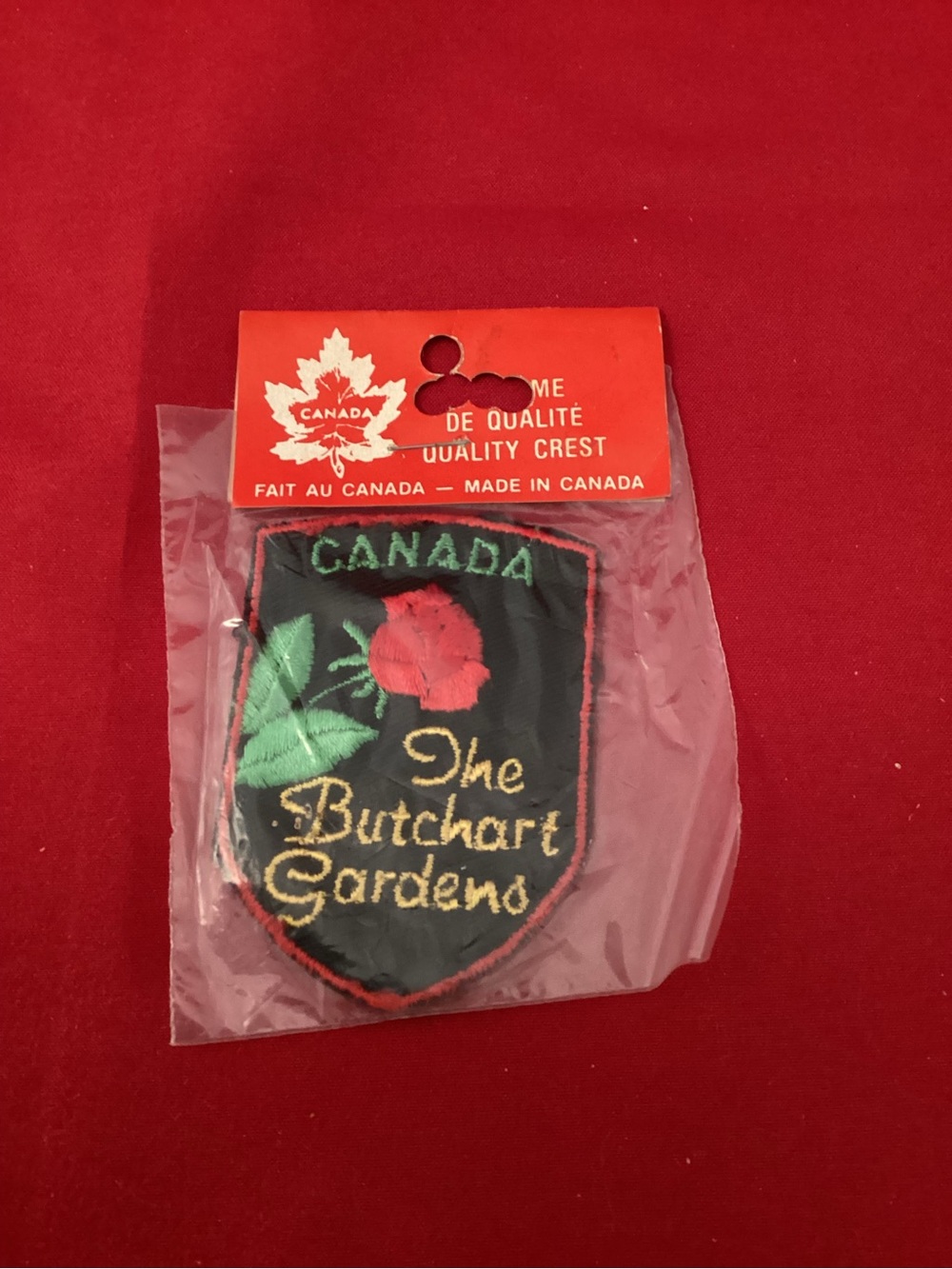 Canada The Butchart Gardens Embroidered Patch